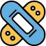 icon of two band-aids crossed